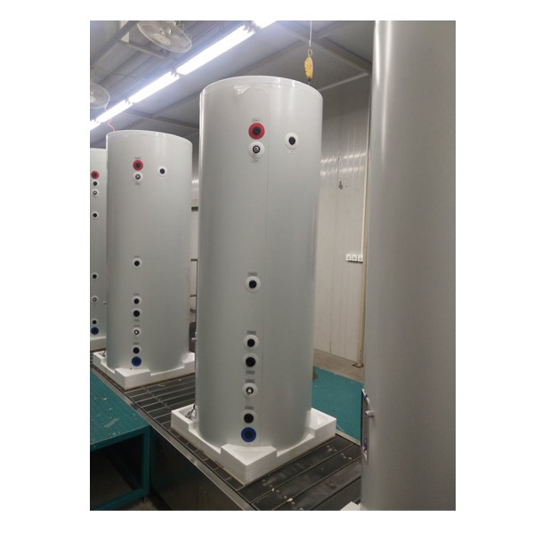 100L Οριζόντια δεξαμενή πίεσης νερού από ανοξείδωτο χάλυβα για οικιακά υδάτινα έργα 