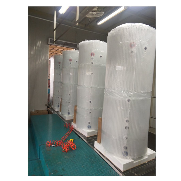 100 ~ 20000L Δεξαμενή αποθήκευσης υγρού Δεξαμενή ανοξείδωτου βαθμού Δεξαμενή αποθήκευσης ζεστού νερού 