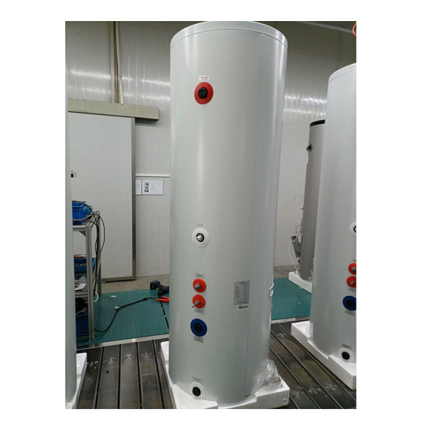 Κάθετη δεξαμενή αποθήκευσης ζεστού νερού από ανοξείδωτο ατσάλι 