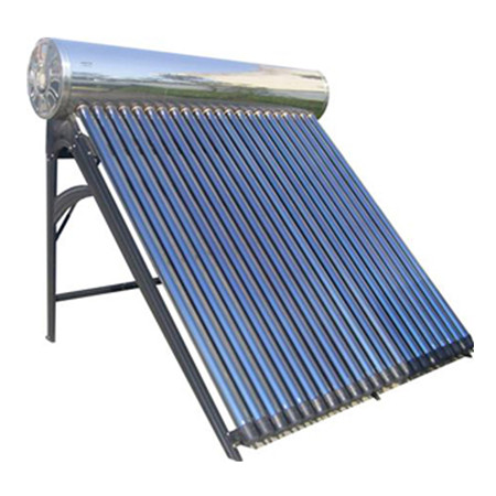 Κινέζικα ηλιακά ενεργειακά συστήματα χαμηλού κόστους Έργο Κύριοι σωλήνες κενού με διαφορετικούς τύπους ανταλλακτικών Bracket Water Tank Water Heater